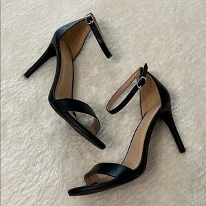 Strappy Stiletto Sandal - Black